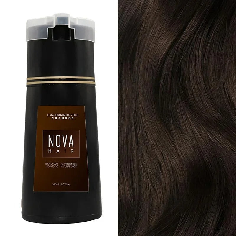 Herbal Nova Hair Dye Shampoo 3 in 1