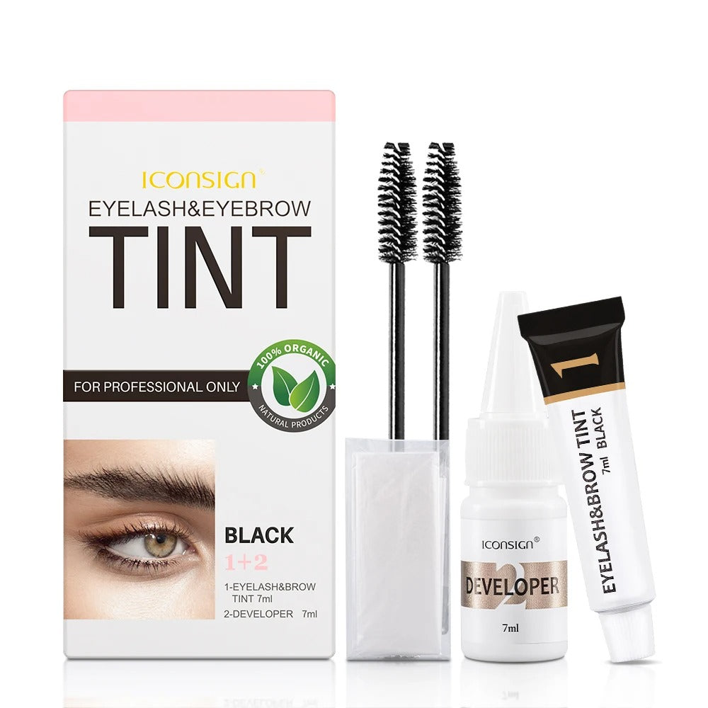 Eyelash Eyebrow Organic Dye Tint Kit