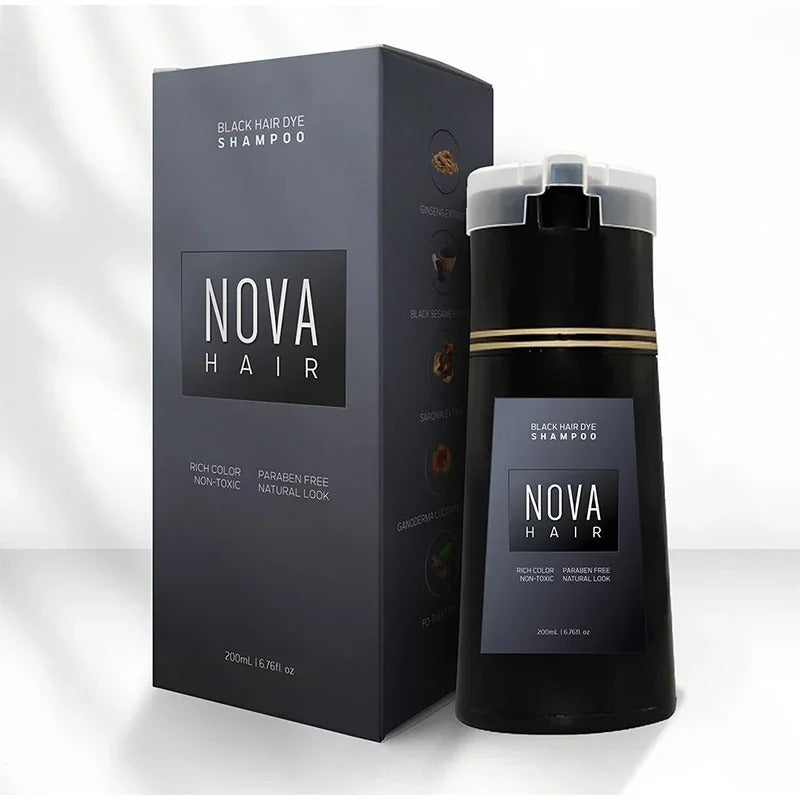 Herbal Nova Hair Dye Shampoo 3 in 1