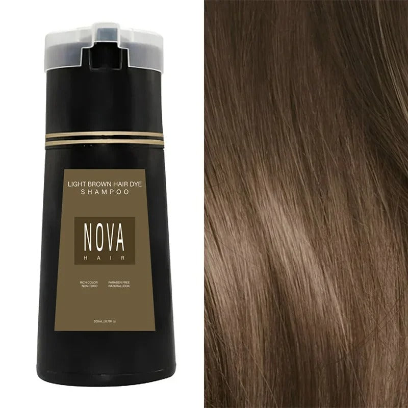Herbal Nova Hair Dye Shampoo 3 in 1