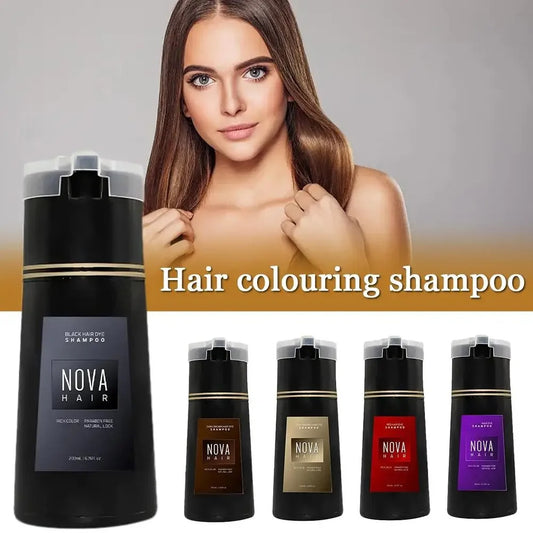 Herbal Nova Hair Dye Shampoo 3 in 1
