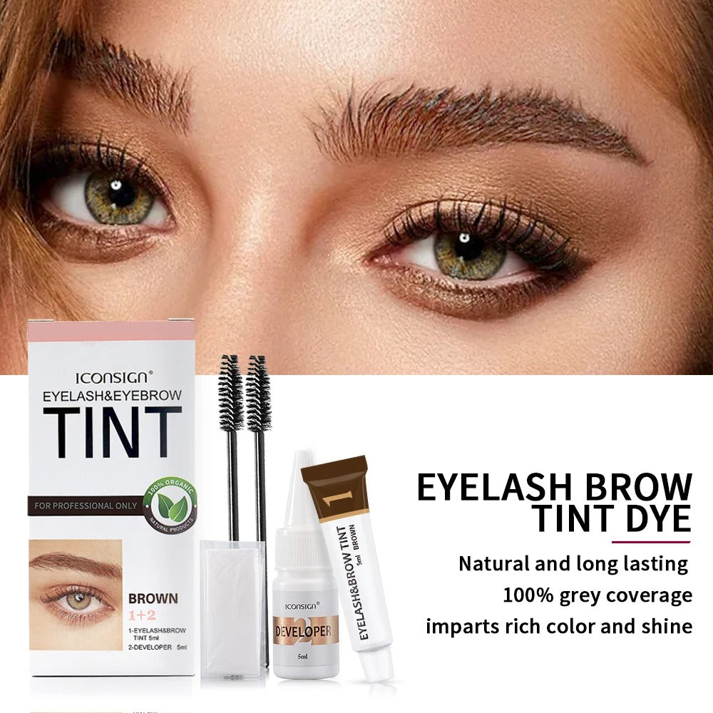 Eyelash Eyebrow Organic Dye Tint Kit