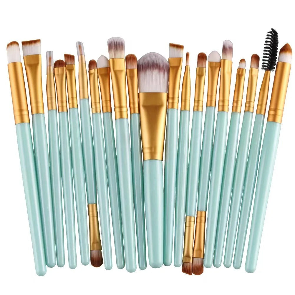 20-Piece Professional Eye Makeup Brush Set – Eyeshadow, Blending & Eyeliner Brushes with Soft Bristles